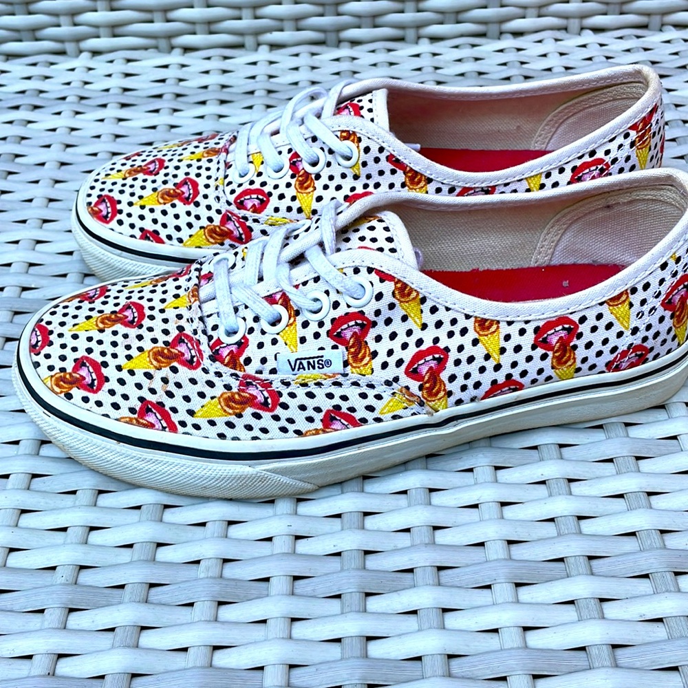 Vans x Kendra Dandy “I Scream” Ice Cream Sneakers Women’s 6 - Picture 3 of 10